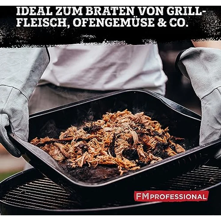 FMprofessional XXL Bräter, 40x34cm, Emaille – Bild 5