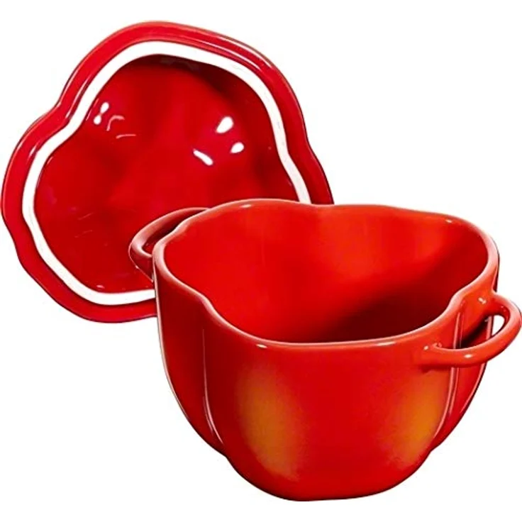 Zwilling/Staub - Ceramic by Staub - Paprika Cocotte - Keramik - H: 10,7cm x B: 15,1cm - Volumen:0.47 l – Bild 5