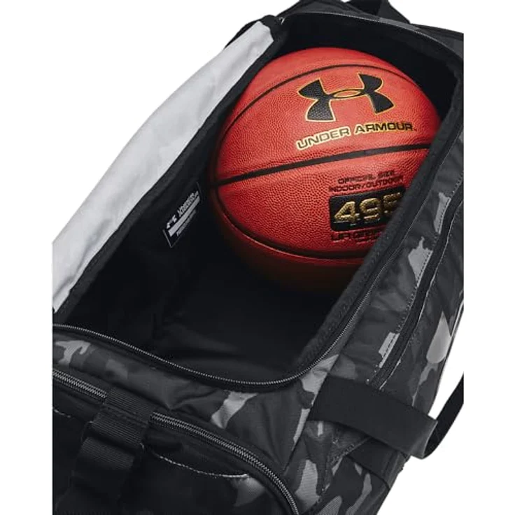 Under Armour® Undeniable 5.0 Duffle S, Wasserabweisende Sporttasche aus 100% Polyester, Schwarz – Bild 4