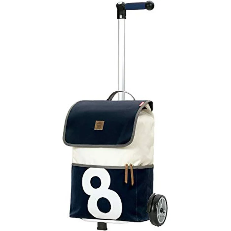 Andersen Shopper Unus Alu höhenverstellbar mit Kugellagerrad Ø 17cm und 51 Liter Tasche Mole – Bild 1
