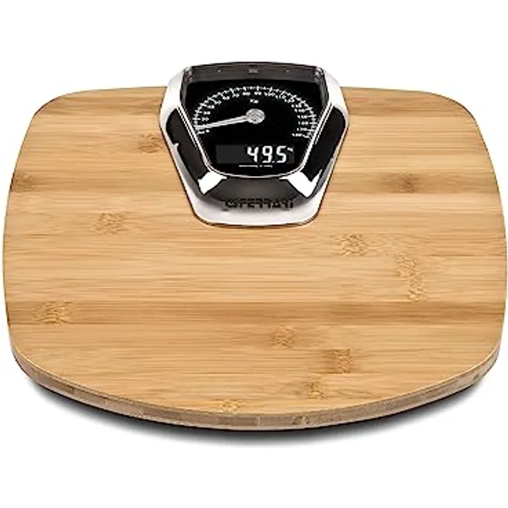 G3Ferrari G30047 Elektronische Waage, Formula Elegance, Holzfarbe, 1400 g