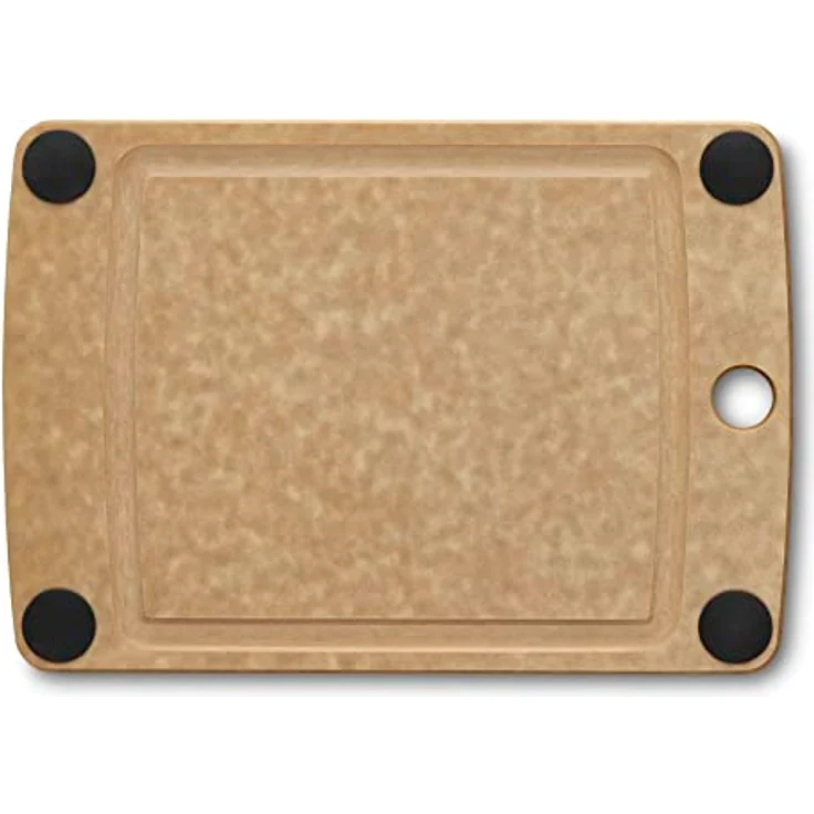 Victorinox Schneidebrett, All-in-One Cutting Board XS 25.4 x, 17.8 x, 0.6, Saftrille, Klingenschonend, Rutschfest, Spülmaschinengeeignet, Braun – Bild 1