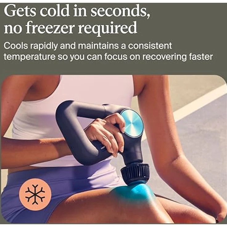 Therabody Theragun PRO Plus Kälteaufsatz zur Reduzierung von Entzündungen, Linderung von Schmerzen und Schwellungen, drei Temperaturstufen – Bild 4