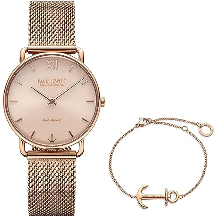 PAUL HEWITT Uhren-Sets Analog Solar One Size Roségold 32023190 – Bild 1