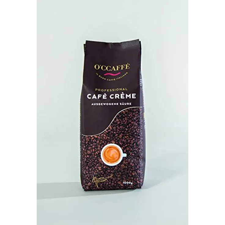 O'CCAFFÈ Professional Café Crème, 1000g ganze Bohne