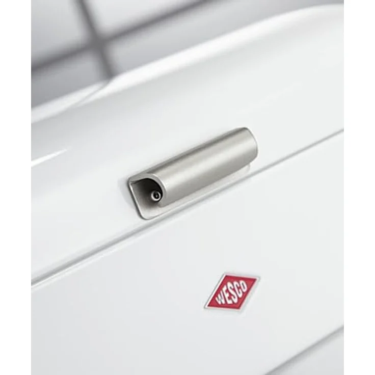 WESCO Grandy Brotkasten mattschwarz, pulverbeschichtetes Stahlblech, Lüftungslöcher und stabiler Handgriff – Bild 4
