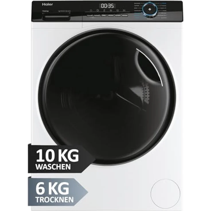 Haier HWD100-B14939 Waschtrockner, innovative I-PRO Serie 3 mit Direct Motion Motor, energieeffizient, schwarz – Bild 1