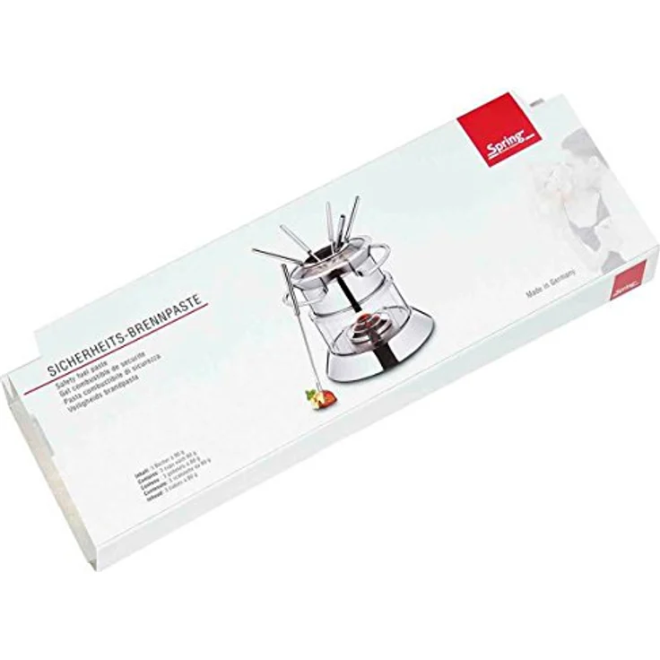 Spring Spring Fire Brennpaste 3er Set, Nachfüllpack für den Pastenbrenner, 3 Becher à 80 g – Bild 2