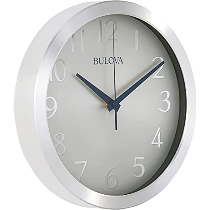 Bulova Winston Wanduhr, Silber
