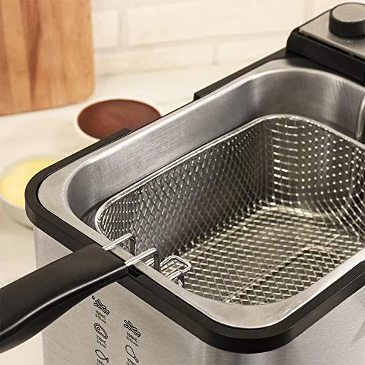 Cecotec Elektrische Fritteuse CleanFry Infinity 1, 3 L Fassungsvermögen, 2400 Watt, silber – Bild 3