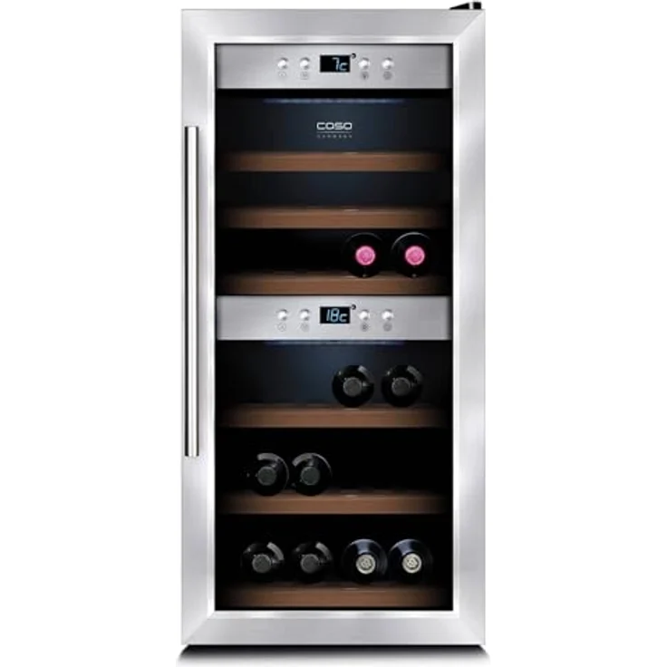 Caso Design Wine Comfort 24 Weinkühlschrank mit Kompressortechnik, freistehend, 24 Flaschen – Bild 8