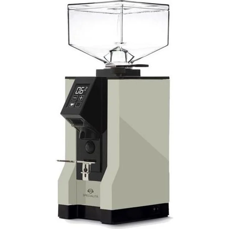 Eureka Mignon Specialita, Elektrische Kaffeemühle mit Silent Technologie, Grau