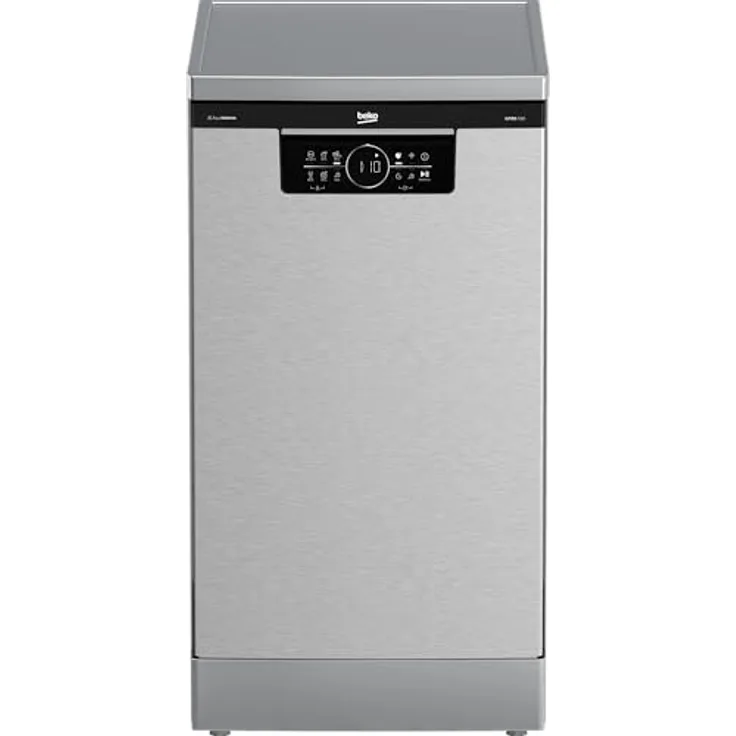 Beko BDFS26040XQ, Freistehender 45 cm Geschirrspüler in Edelstahl mit Beko SelFit und Tastenbedienung