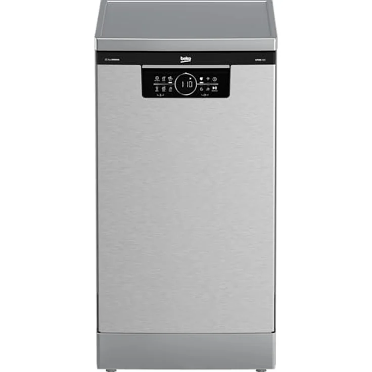 Beko BDFS26040XQ, Freistehender 45 cm Geschirrspüler in Edelstahl mit Beko SelFit und Tastenbedienung – Bild 1