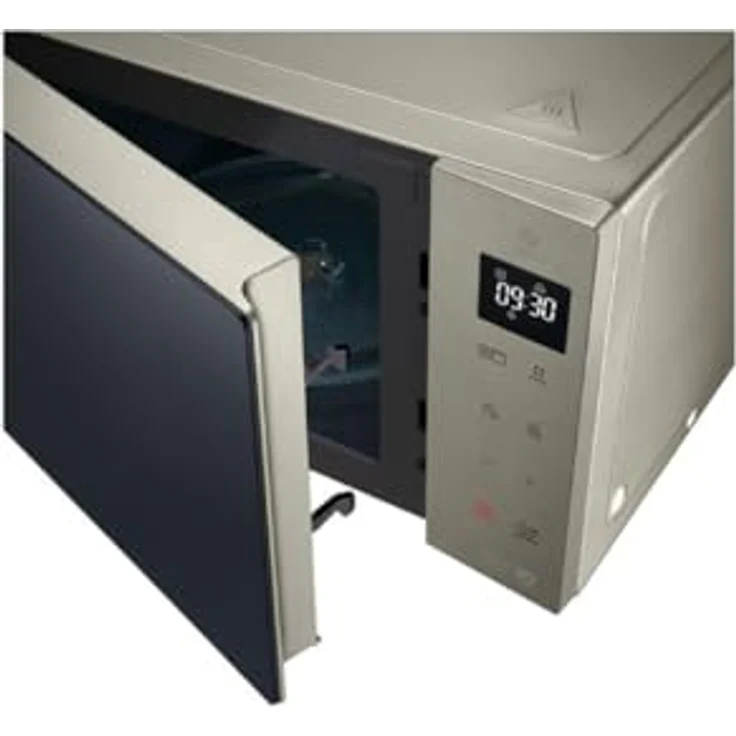 LG Electronics NeoChef MH 6535 GIS Mikrowelle mit Grill, 1000 Watt, 25 Liter Garraum, Digital display, Standgerät, Braun-Silber – Bild 2