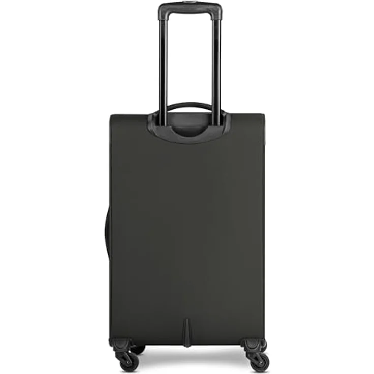 SMARTBOX Weichgepäck Koffer-Set 3-teilig für Damen & Herren | erweiterbar mit Dehnfalten, hochwertiges Softcase, 4 Rollen & Zahlenschloss | Edition 04, grau – Bild 3