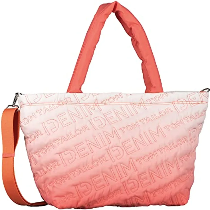 Tom Tailor, Lexa Shopper Tasche 34 cm, Rosa, Einkaufshilfe