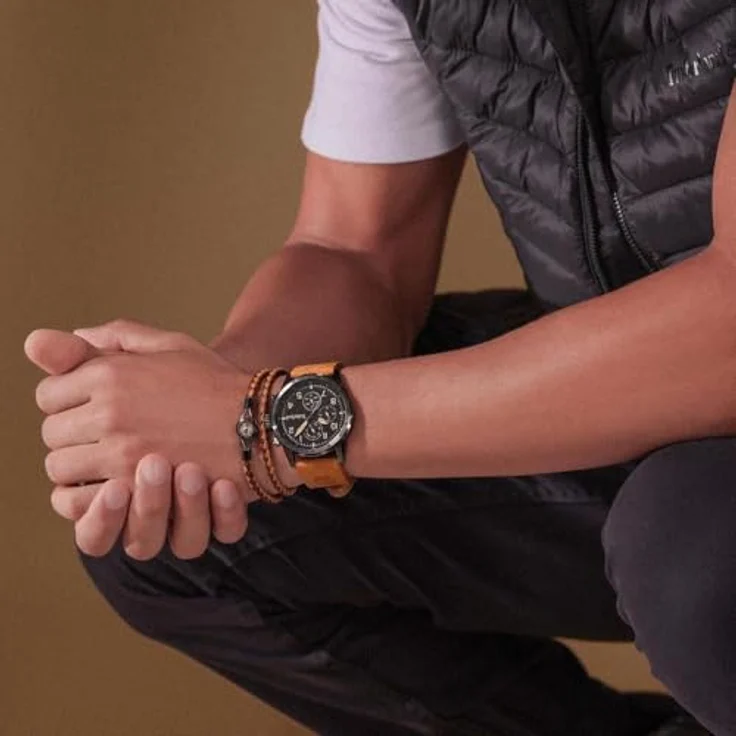 Timberland CAMPTON TDWGF0055403, Multifunktionsuhr mit Quarzwerk, analog, Lederarmband, Tag- und Wochentagsanzeige, Herrenuhr – Bild 6