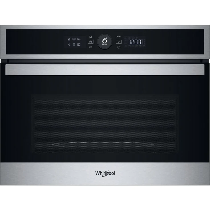 Whirlpool WMW47HMXI Kombi-Mikrowelle, 40 l, 900 W, Schwarz/Edelstahl, integrierte Grillfunktion mit 1600 W, Touch-Display, Heißluftbetrieb