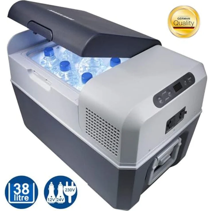 Dometic Mobicool FR40 Kompressorkühlbox, 38L, 12_24V, 100-240V, blau, grau – Bild 3