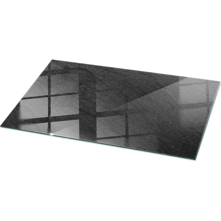 Tulup Natursteintextur Glasplatte, Küchenarbeitsplatte 100x50 cm, hitzebeständig, pflegeleicht, gehärtetes Floatglas mit unterseitigem Druck
