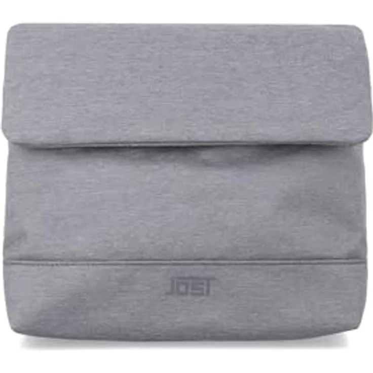 Jost Bodybag Bergen Shoulder Bag, praktische Umhängetasche aus pflegeleichtem Polyester, Grau, 27 x 12 x 23 cm