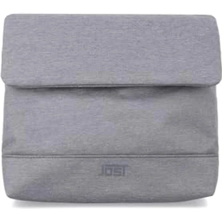 Jost Bodybag Bergen Shoulder Bag, praktische Umhängetasche aus pflegeleichtem Polyester, Grau, 27 x 12 x 23 cm – Bild 1