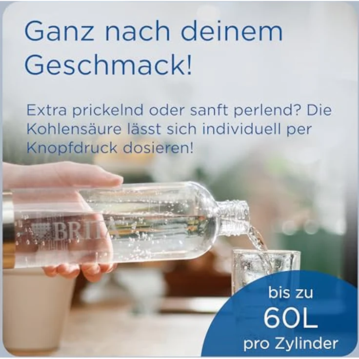 BRITA sodaONE Wassersprudler, inkl. CO2-Zylinder, 1 PET-Flasche, weiß – Bild 5
