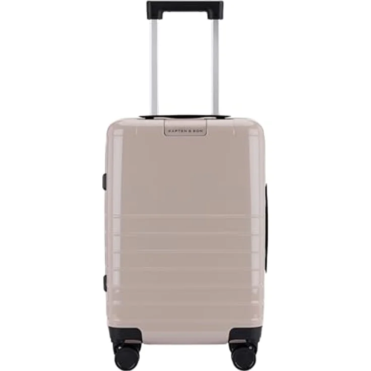 Kapten & Son Heathrow Essential, 4 Rollen Kabinentrolley 55 cm, rosa, aus 100% Polycarbonat – Bild 1