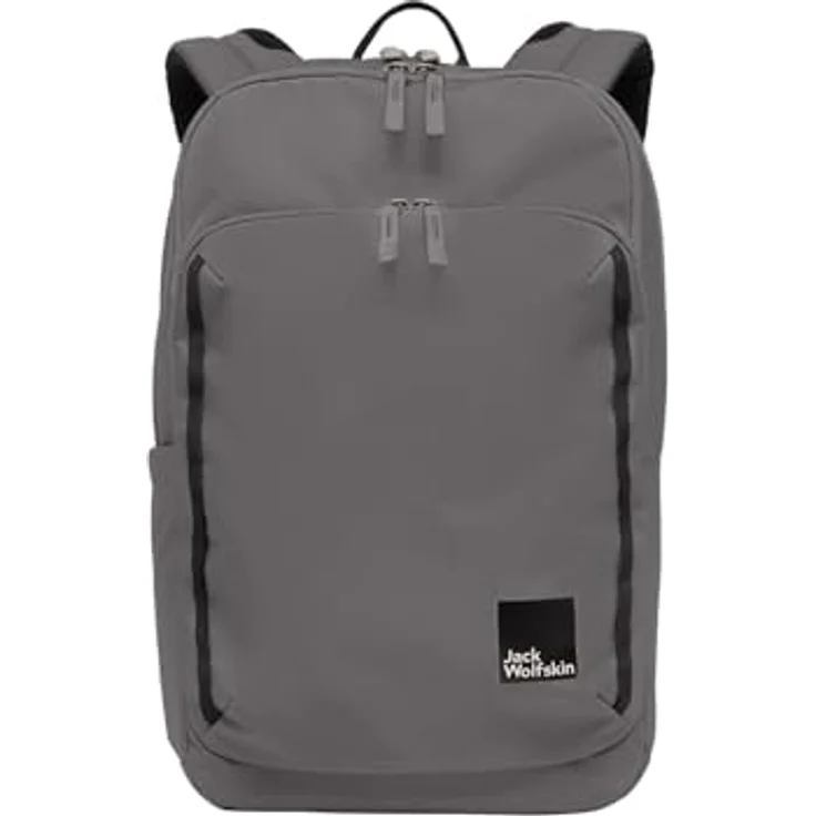 Jack Wolfskin Rucksack Terracade, Freizeitrucksack mit 24 Liter Volumen, gepolstertem Laptopfach und strapazierfähigem CROSSRIP 300D RE, slate – Bild 4