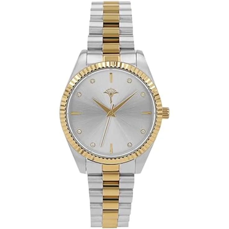 JOOP! Damen Armbanduhr Analog, Edelstahlarmband Silber, 10 bar wasserdicht, inklusive Geschenkbox, Modell 2039568