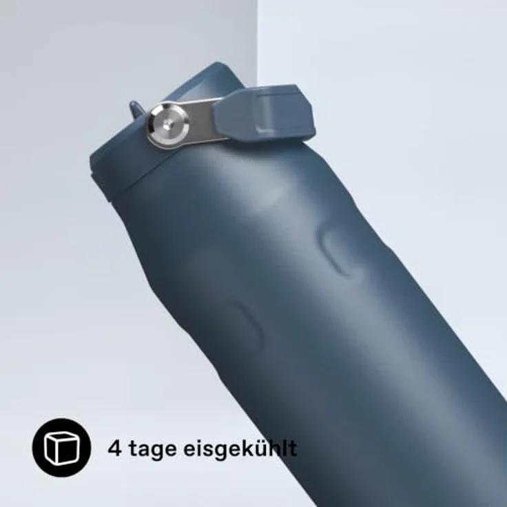 STANLEY 1913 Flip Straw Trinkflasche 1.06L - Navy, doppelwandige Vakuumisolierung, hält 4 Tage kalt, spülmaschinenfest – Bild 4