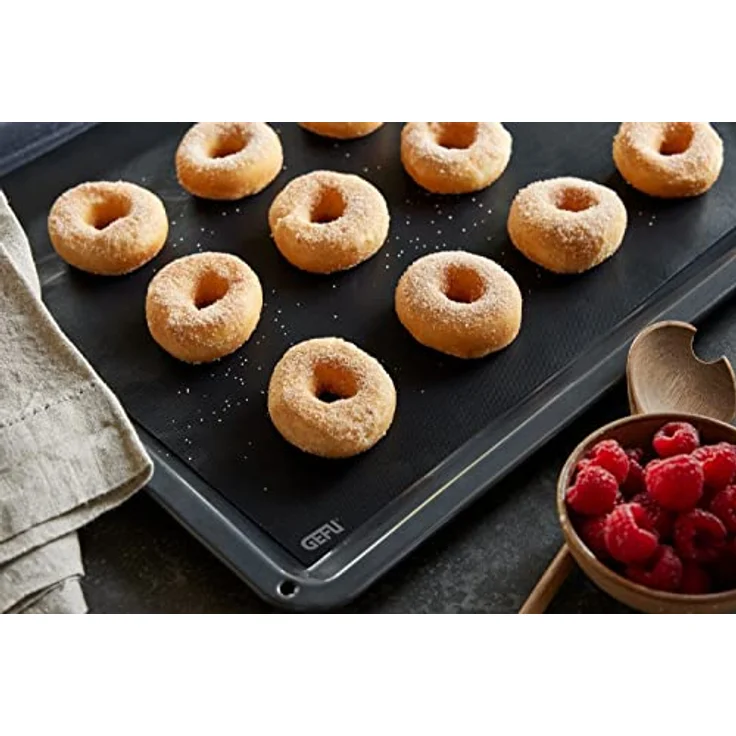 GEFU Dauerbackfolie Set AGEN, antihaftend und wiederverwendbar bis 1000 Mal, 44x39 cm, hitzebeständig bis 260°C – Bild 3