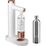 HOMELUX Wassersprudler Sprudelwasser Maschine Mit 1L PET-Flaschen&1L 316 Edelstahl-Flasche, Soda Maker, Water Carbonator