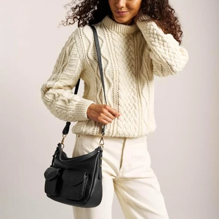 Fossil Jolie Schultertasche, Leder 27 cm, geräumige Innentasche, abnehmbarer Umhängeriemen, praktisches Reißverschlussfach – Bild 2