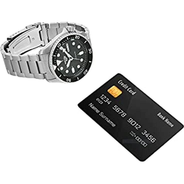 Seiko 5 Automatik SRPD55K1 , Automatikuhr, silber, schwarz – Bild 5