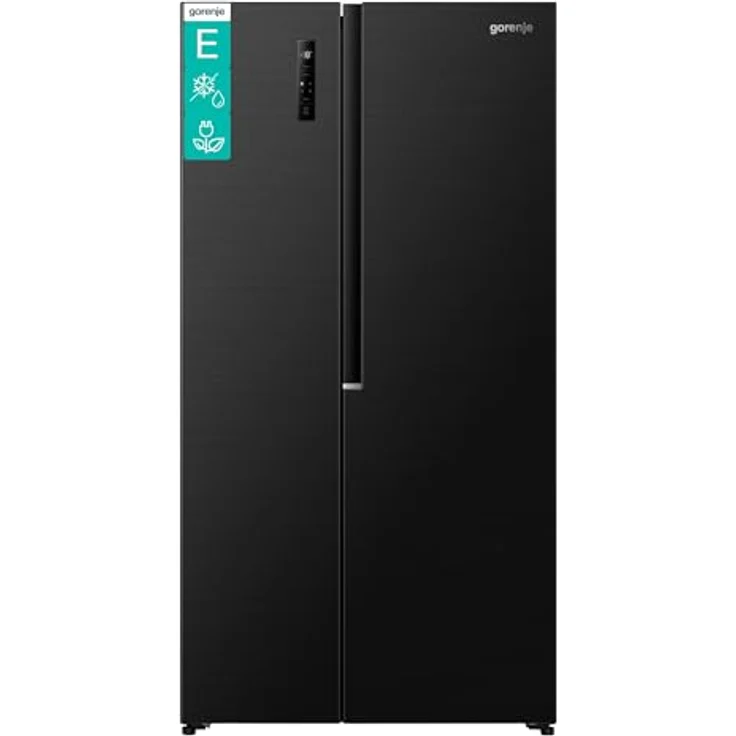 Gorenje NRS917E41BX Side-by-Side Kühl-/Gefrierkombination, 544 Liter, NoFrost Plus, Schwarz, freistehend, 39 dB Geräuschpegel – Bild 2