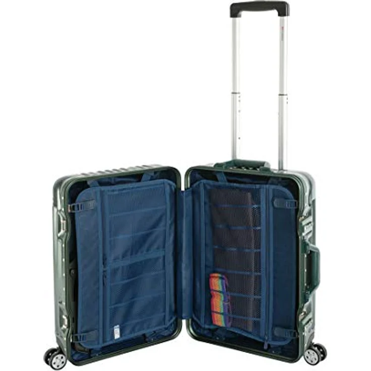 Travelhouse London Koffer Grün S-55cm Bordkoffer · Alu-Rahmen · Polykarbonat Hartschale · Handgepäck 47L – Bild 2