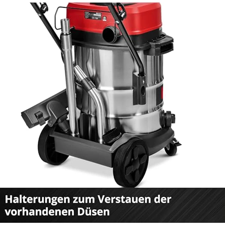 Einhell Nass-Trocken-Sauger TE-VC 5090 SACL, 1300 W mit HEPA-Filter, 50 Liter Edelstahlbehälter und innovativem Filterreinigungssystem – Bild 10