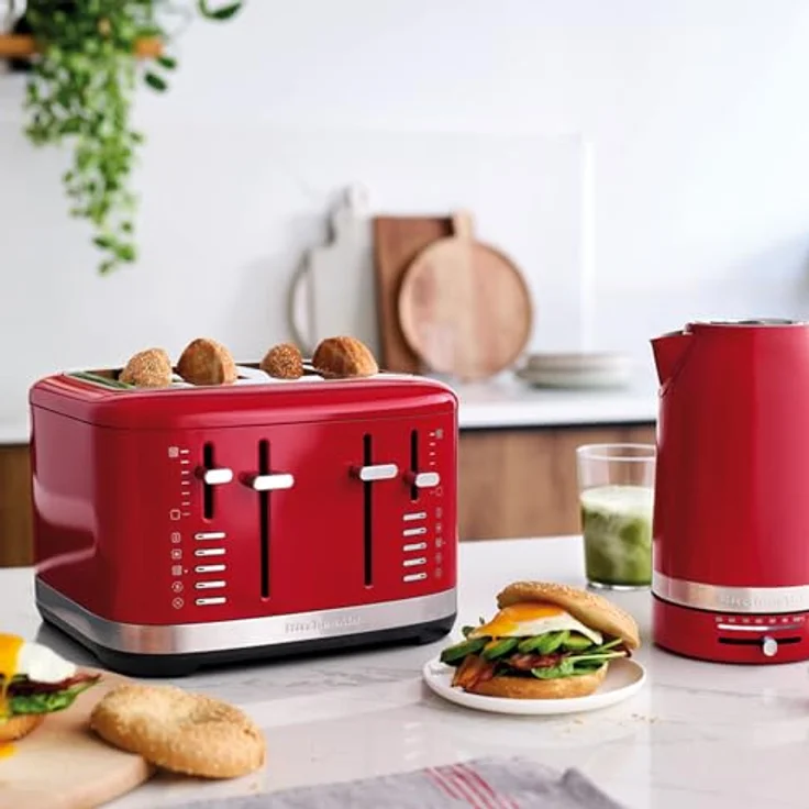 KitchenAid 4-Scheiben-Toaster 5KMT4109EER Empire Rot mit extrabreiten Schlitzen – Bild 6