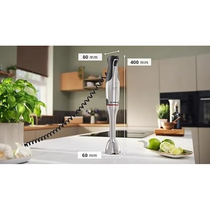 Bosch Serie 8 ErgoMaster, Stabmixer mit 1500 W Motor, Edelstahlgehäuse und Zubehörset – Bild 5
