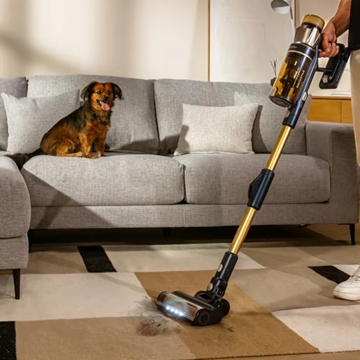 Cecotec Conga Rockstar RS90 Pet Flex, BLDC-Stielstaubsauger mit 600 W, 160 AW Saugleistung, Auto-Modus, Tierhaarbürste und flexibler Schlauch, reinigt bis zu 140 m² im Eco-Modus – Bild 3