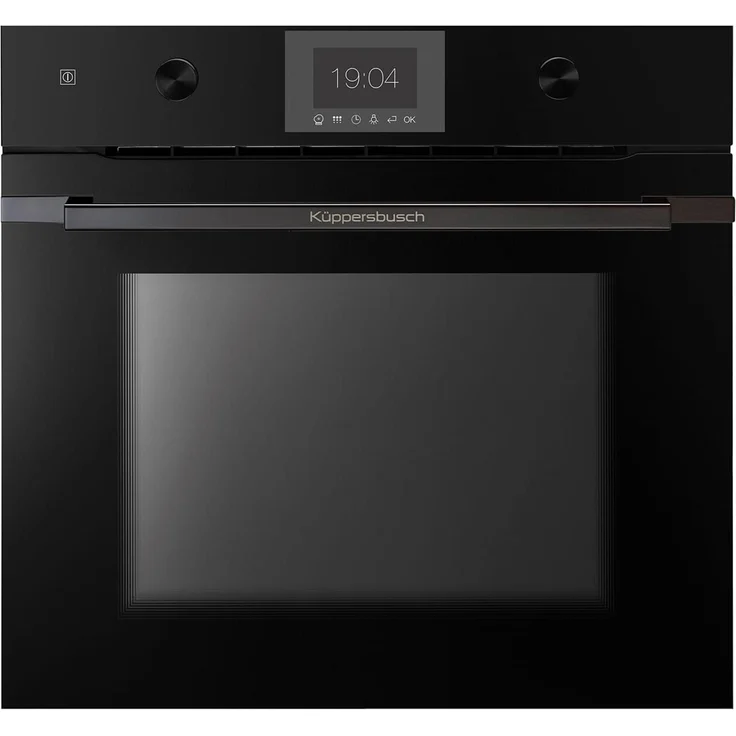 Küppersbusch BP 6350.0 SE6 K-Series, 3 Pyrolyse Backofen mit 70 Litern Garraum, Energieeffizienzklasse A+, Schwarz/Black Steel