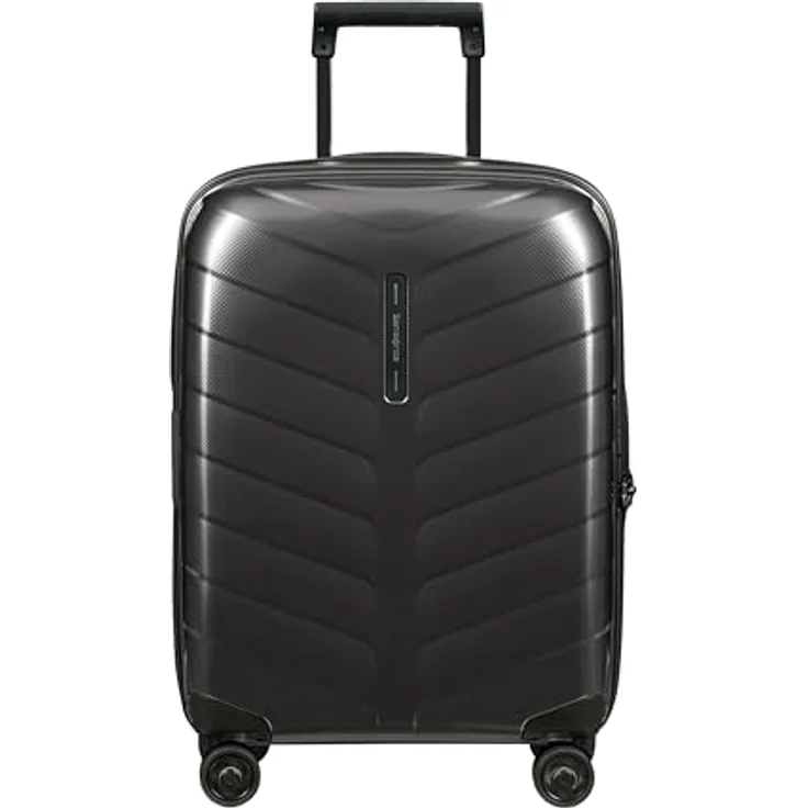 Samsonite Attrix - Spinner S, Erweiterbar Handgepäck, 55 cm, 38/44 L, Schwarz (Anthrazit) – Bild 2