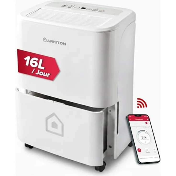 Ariston Luftentfeuchter Tragbar Deos 16s Net, Kunststoff, Weiß – Bild 3