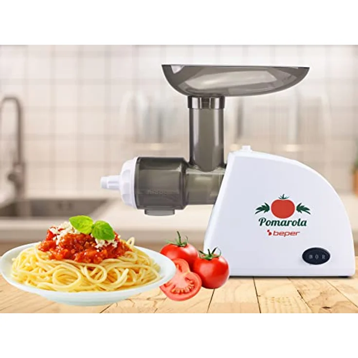 Beper BP.720 Tomaten Saftpresse Elektrische, Weiß – Bild 5