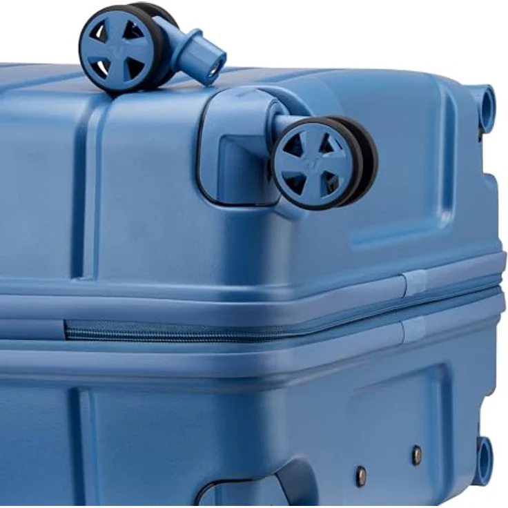 Roncato Relife 4 Rollen Trolley 78 cm, Dehnfalte, 100% PET, blau – Bild 7