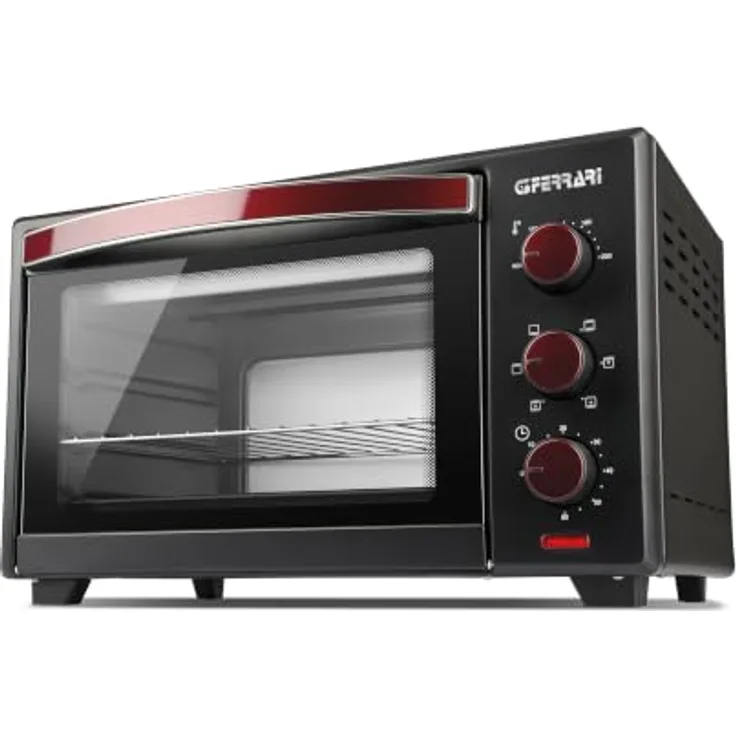 G3 Ferrari L Moro 30, Kleinbackofen 30 l, 1600 W, Rot/Schwarz, 100 - 230 °C