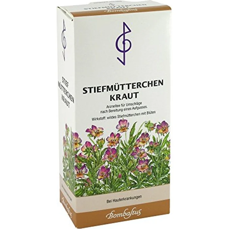 Bombastus-Werke AG STIEFMÜTTERCHENKRAUT Tee 50 g, natürliche Kräutermischung für Entspannung und Wohlbefinden – Bild 2