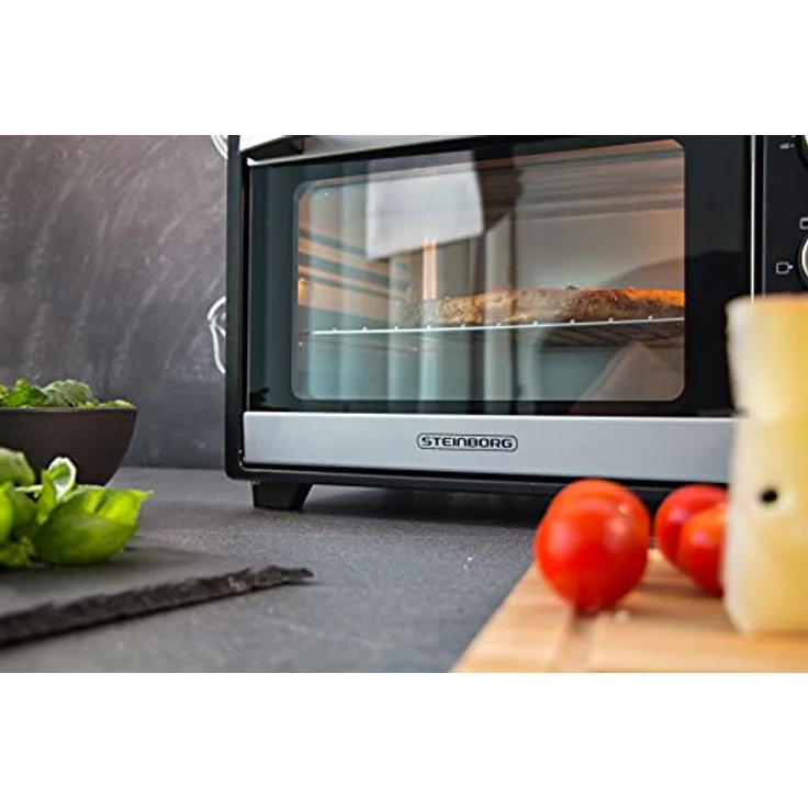 Steinborg SB-3012 Minibackofen 25 Liter Silber – Bild 6